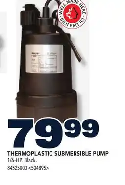 RONA THERMOPLASTIC SUBMERSIBLE PUMP offer