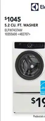 RONA 5.2 CU. FT. WASHER offer