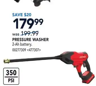 RONA PRESSURE WASHER offer