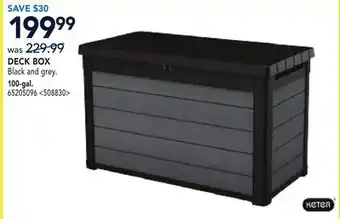 RONA DECK BOX offer