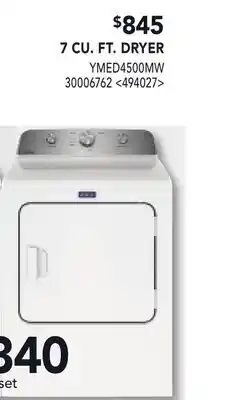RONA 7 CU. FT. DRYER offer