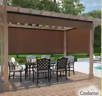 RONA 8' x 6' in-stock COOLAROO out door roller shades offer