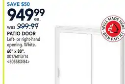 RONA PATIO DOOR offer