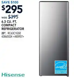 RONA 6.3 CU.FT. COMPACT REFRIGERATOR 20 offer