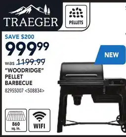 RONA WOODRIDGE PELLET BARBECUE offer