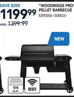 RONA WOODRIDGE PRO PELLET BARBECUE offer