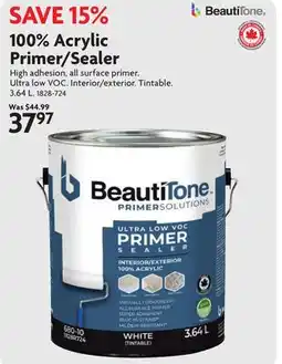 Home Hardware 100% Acrylic Primer/Sealer offer