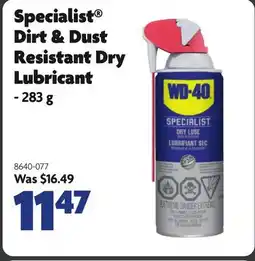 Home Hardware Specialist Dirt & Dust Dry Lubricant offer