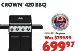 Home Hardware Crown 420 BBQ Propane offer
