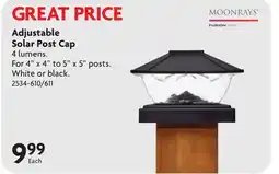 Home Hardware Adjustable Solar Post Cap offer