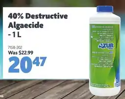 Home Hardware 40% Destructive Algaecide Azure Pool offer