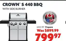 Home Hardware CROWN S 440 BBQ WITH SIDE BURNER offer