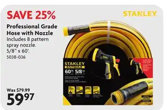 Home Hardware Professional Grade Hose with Nozzle offer