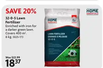 Home Hardware 32-0-5 Lawn Fertilizer offer
