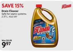 Home Hardware Drain Cleaner offer