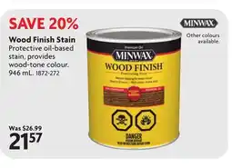 Home Hardware Wood Finish Stain offer