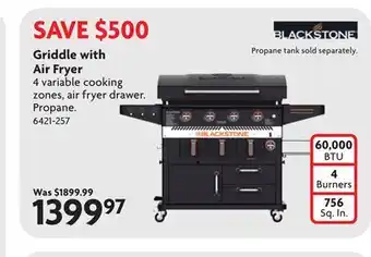 Home Hardware Griddle with Air Fryer offer