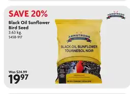 Home Hardware Black Oil Sunflower Bird Seed offer