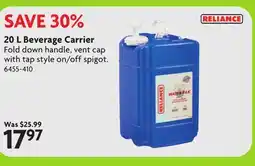 Home Hardware 20 L Beverage Carrier offer