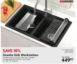 Home Hardware Granite Sink Workstation offer