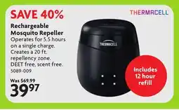 Home Hardware Rechargeable Mosquito Repeller offer