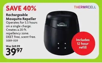 Home Hardware Rechargeable Mosquito Repeller offer