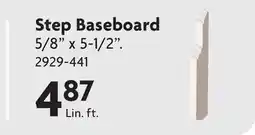 Home Hardware Step Baseboard Primed MDF Moulding offer