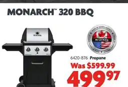 Home Hardware MONARCH 320 BBQ Propane offer