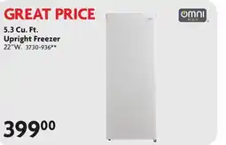 Home Hardware 5.3 Cu. Ft. Upright Freezer offer