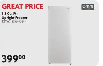 Home Hardware 5.3 Cu. Ft. Upright Freezer offer