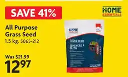 Home Hardware All Purpose Grass Seed offer