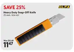 Home Hardware Heavy Duty Snap-Off Knife offer
