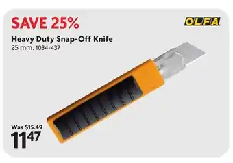 Home Hardware Heavy Duty Snap-Off Knife offer