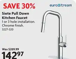 Home Hardware Siete Pull Down Kitchen Faucet offer