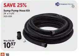 Home Hardware Sump Pump Hose Kit offer