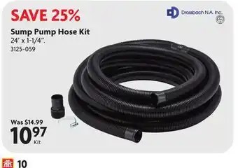 Home Hardware Sump Pump Hose Kit offer