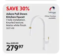 Home Hardware Adore Pull Down Kitchen Faucet offer