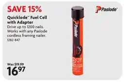 Home Hardware Quicklode Fuel Cell with Adapter offer
