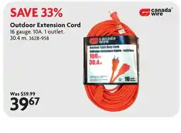 Home Hardware Outdoor Extension Cord offer