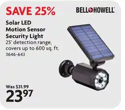 Home Hardware Solar LED Motion Sensor Security Light offer