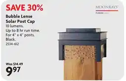Home Hardware Bubbly Lense Solar Post Cap offer