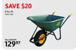 Home Hardware 6 Cu. Ft. Heavy Duty Wheelbarrow offer