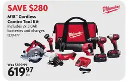 Home Hardware M18 Cordless Combo Tool Kit offer