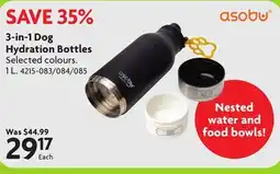 Home Hardware 3-in-1 Dog Hydration Bottles offer