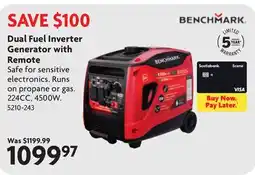 Home Hardware Dual Fuel Inverter Generator with Remote offer