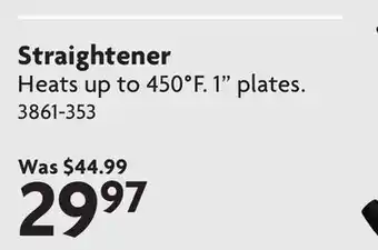 Home Hardware Straightener offer