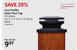 Home Hardware Low Profile Solar Post Cap offer