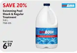 Home Hardware Swimming Pool Shock & Regular Treatment offer