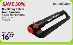 Home Hardware Oscillating Deluxe Lawn Sprinkler offer
