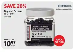 Home Hardware Drywall Screws offer